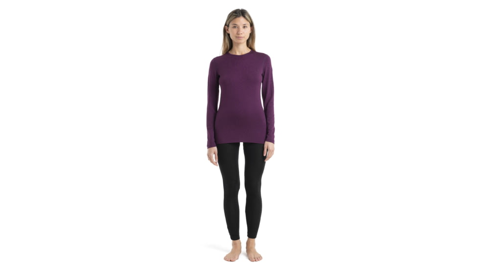 Icebreaker 260 Tech Long Sleeve Crewe - Womens, Nightshade, Small, IB104387853S
