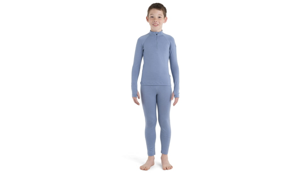 Icebreaker 260 Tech Long Sleeve Half Zip Thermal Top - Kids, Kyanite, 14US, IB10449988514