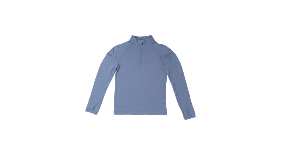 Icebreaker 260 Tech Long Sleeve Half Zip Thermal Top - Kids, Kyanite, 14US, IB10449988514