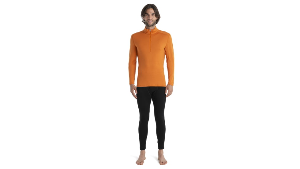 Icebreaker 260 Tech Long Sleeve Half Zip Thermal Top - Mens, Earth, Extra Large, IB104372865XL