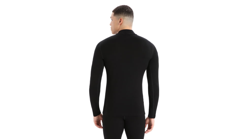 Icebreaker 260 Tech Long Sleeve Turtleneck Thermal Top - Mens, Black, Extra Small, IB0A56IE001XS