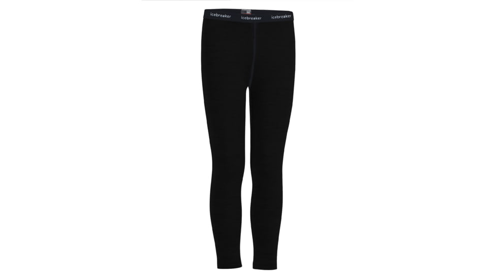 Icebreaker 260 Tech Thermal Leggings - Kids, Black, 2US, IB1045000012