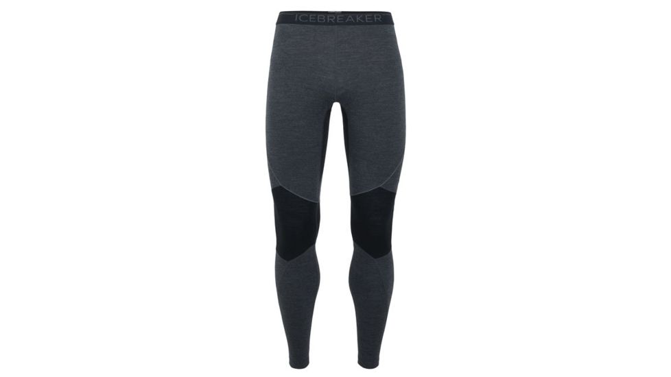 Icebreaker 260 Zone Leggings, Jet Hthr/Black, 2XL, 104364-001-XXL