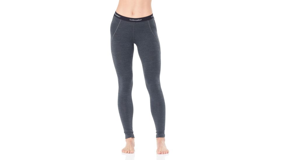 Icebreaker 260 Zone Leggings, Jet Hthr/Black/Snow, Extra Large, 104396-001-XL
