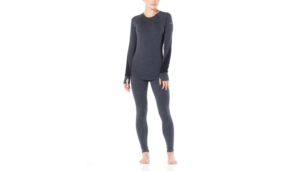 Icebreaker 260 Zone Leggings, Jet Hthr/Black/Snow, Extra Large, 104396-001-XL