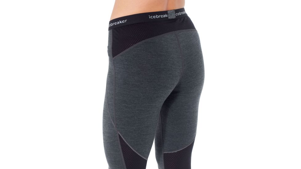 Icebreaker 260 Zone Leggings, Jet Hthr/Black/Snow, Extra Large, 104396-001-XL