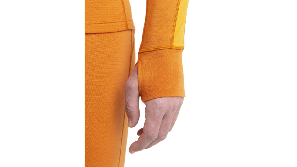 Icebreaker 260 ZoneKnit Long Sleeve Half Zip Thermal Top - Mens, Earth/Solar/Cb, Extra Large, IB0A56HF862XL