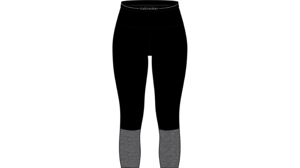 Icebreaker 260 ZoneKnit Thermal Legless - Women's, Black/Jet Heather/Cb, Small, IB0A56HM091S