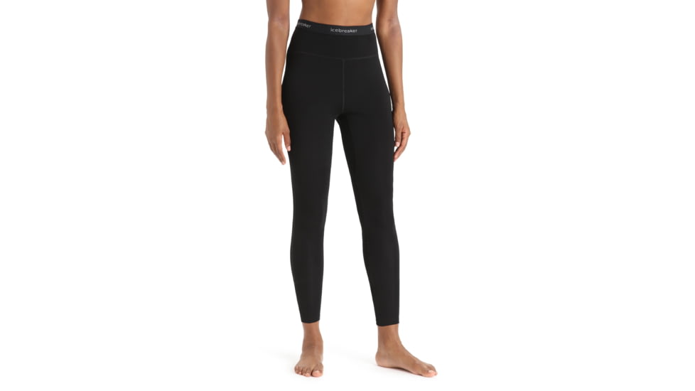 Icebreaker 300 MerinoFine Thermal Leggings - Womens, Black, Large, IB0A56B8001L