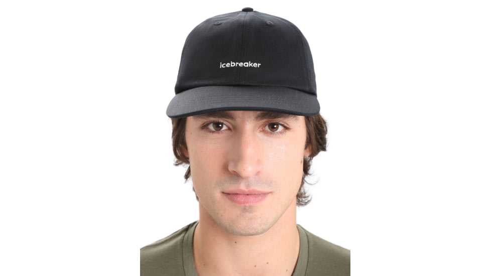 Icebreaker 6 Panel Hat, Black, One Size, IB0A59HA001OS