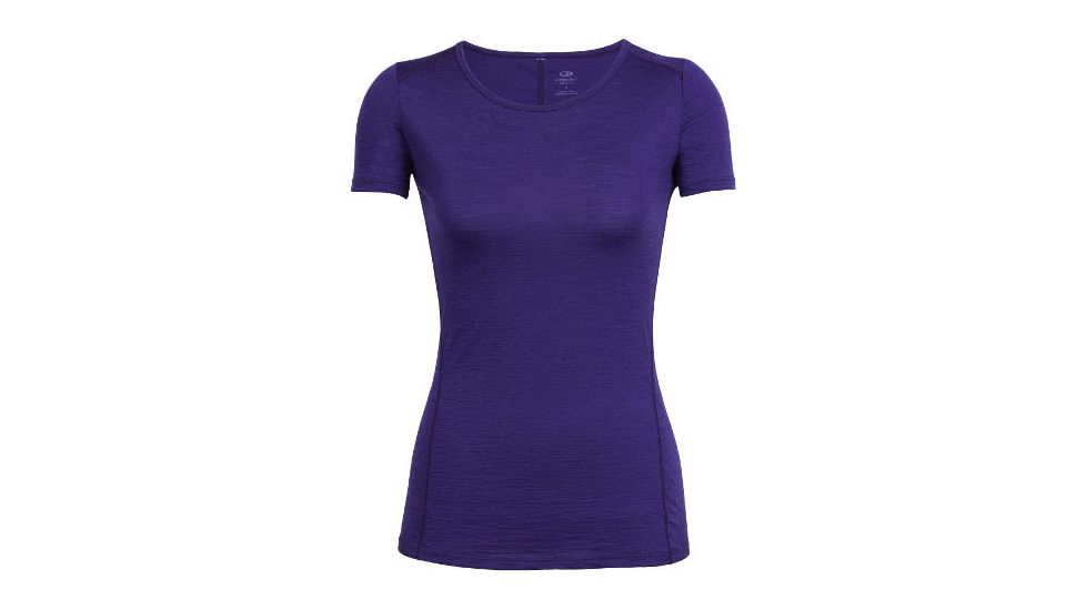 Icebreaker Aero Short Sleeve Crew - Women's-Aura/Vivid-Large