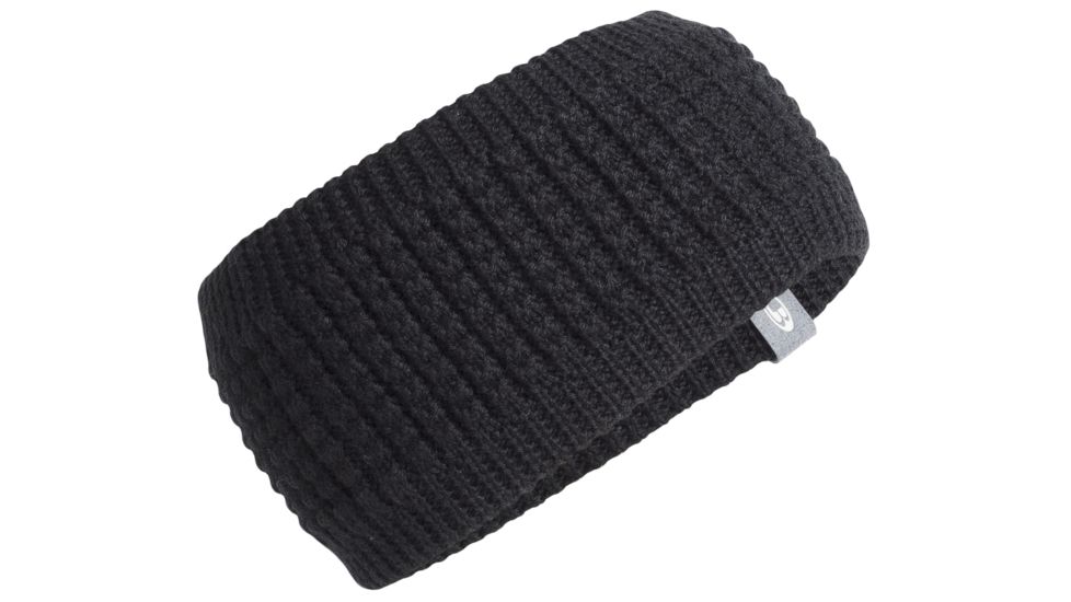 Icebreaker Affinity Headband - Unisex-Black/Metro