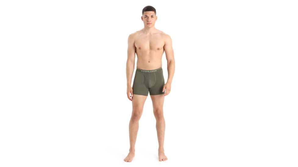 Icebreaker Anatomica Boxers w/ Fly - Mens, Loden, Extra Large, IB103030069XL