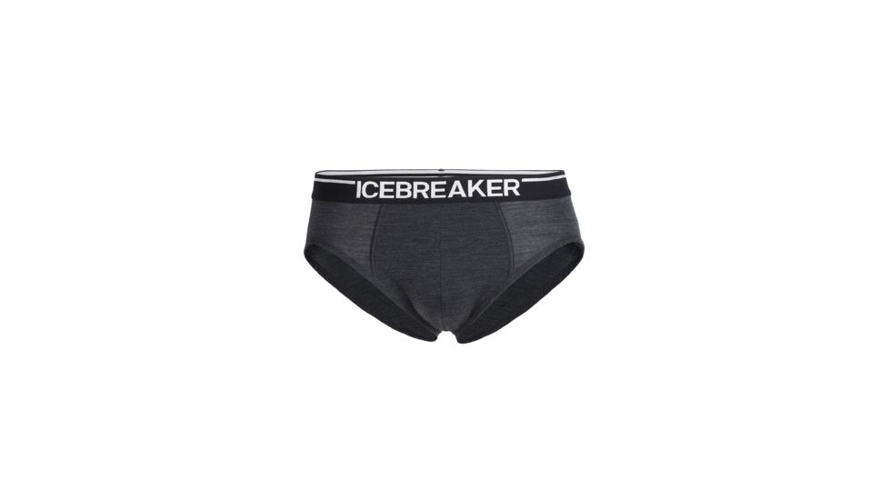 Icebreaker Anatomica Briefs - Men's, Jet Heather, 2XL, IB103031002XXL