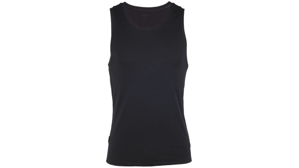 Icebreaker Anatomica Tank - Men's, Black, Small, 100465-Black-Small