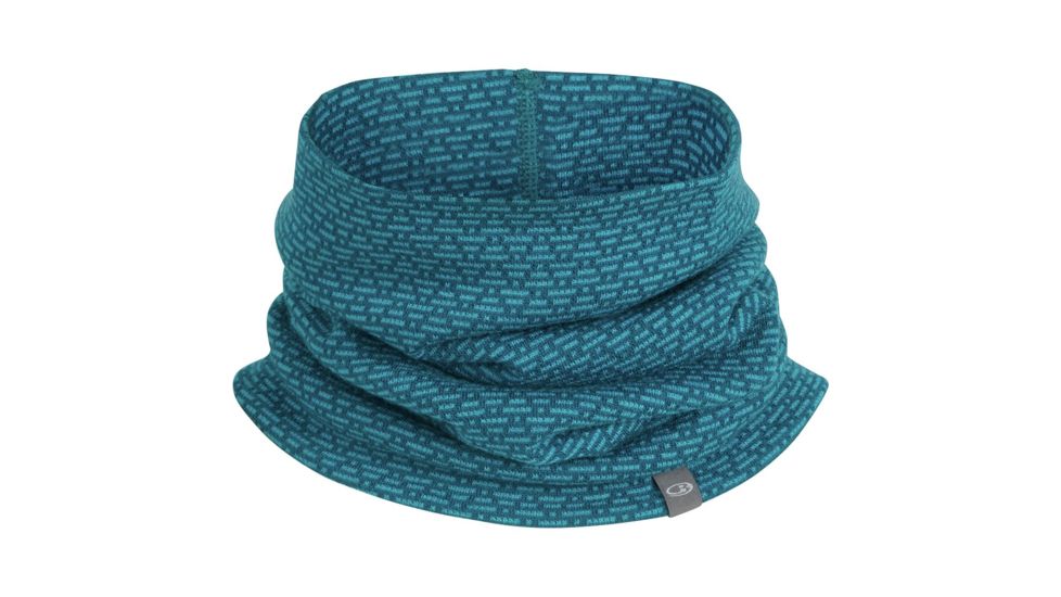Icebreaker Apex Chute Neck Gaiter, Kingfisher/ Artic Teal, One Size, 104409401OS