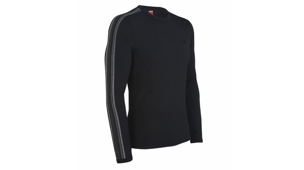 Icebreaker Apex Crewe 260 LS Shirt - Men's-Black-X-Large