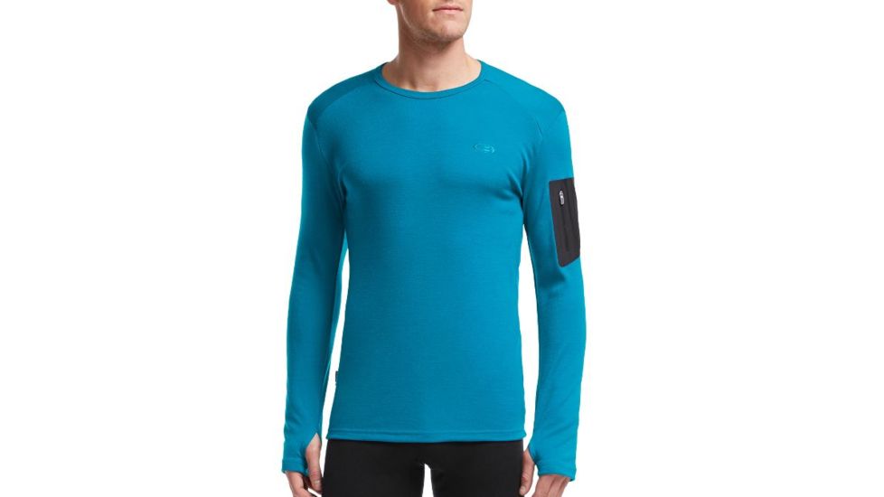 Apex Long Sleeve Crew - Mens-Alpine/Carbon-XX-Large