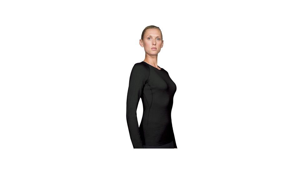 Icebreaker Atlas 150 Long Sleeve Shirt Women's - Black M