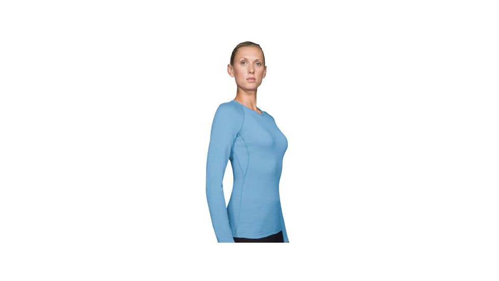 Icebreaker Atlas 150 LS Shirt - Women's-Large-Icicle