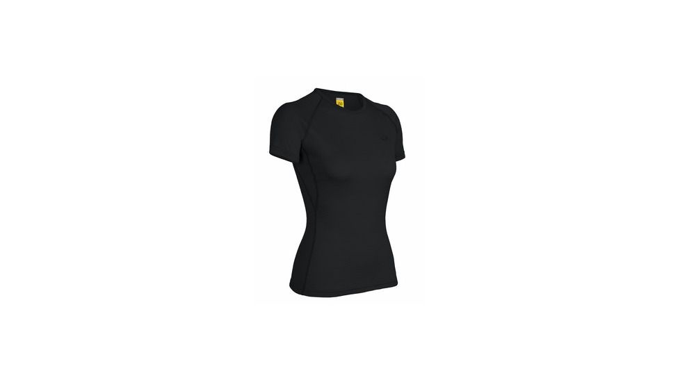 Icebreaker Atlas 150 Short Sleeve Top - Women's-Black-Medium
