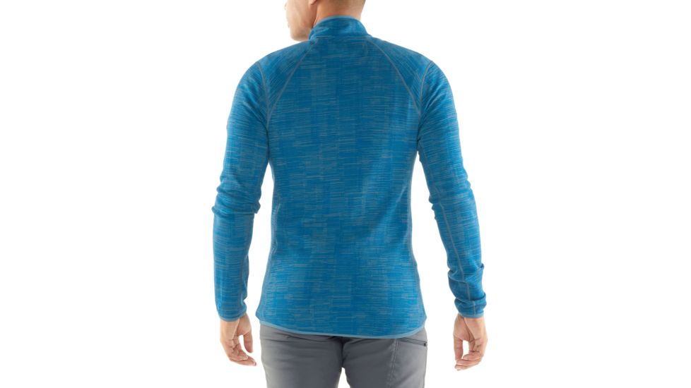 Icebreaker Awithay Long Sleeve Zip - Mens, Thunder/Isle, Large, 104693401L