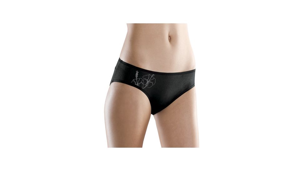 Icebreaker Bikini 150 - Women's-Large-Black Hibiscus