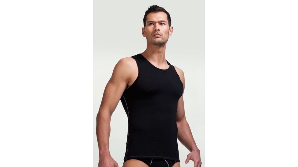 Icebreaker Body Fit 150 Tank Clearance - Men's-Ivory-X-Large