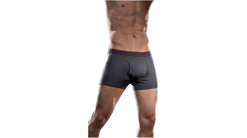 Icebreaker Body Fit Boxer Brief w/Fly 150 - Men's-Small-Jet/Flash