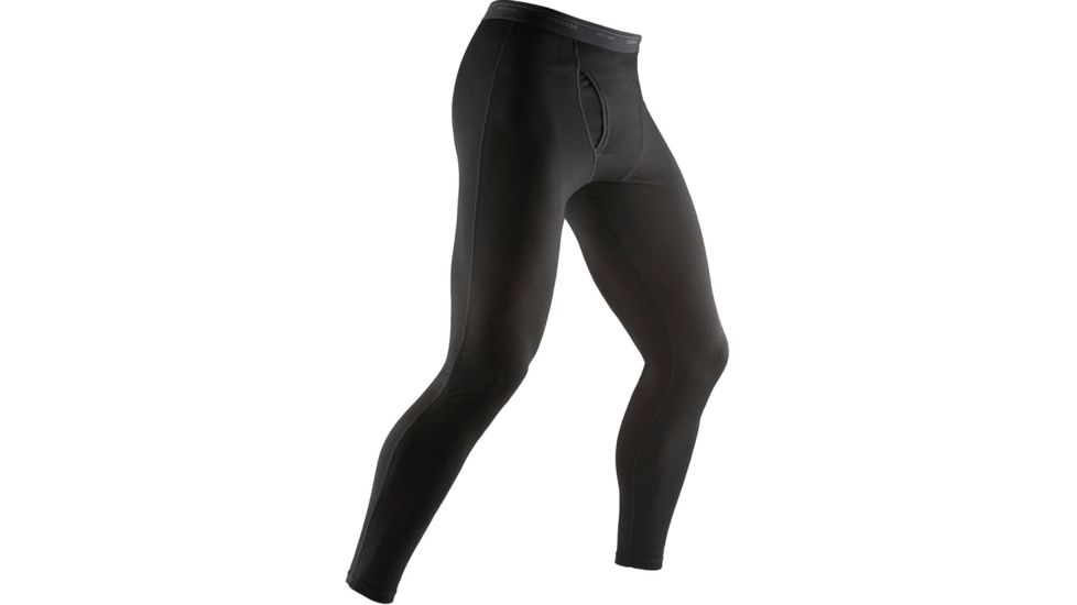 Icebreaker Body Fit Leggings w/Fly 200 Clearance - Men's - Black XL