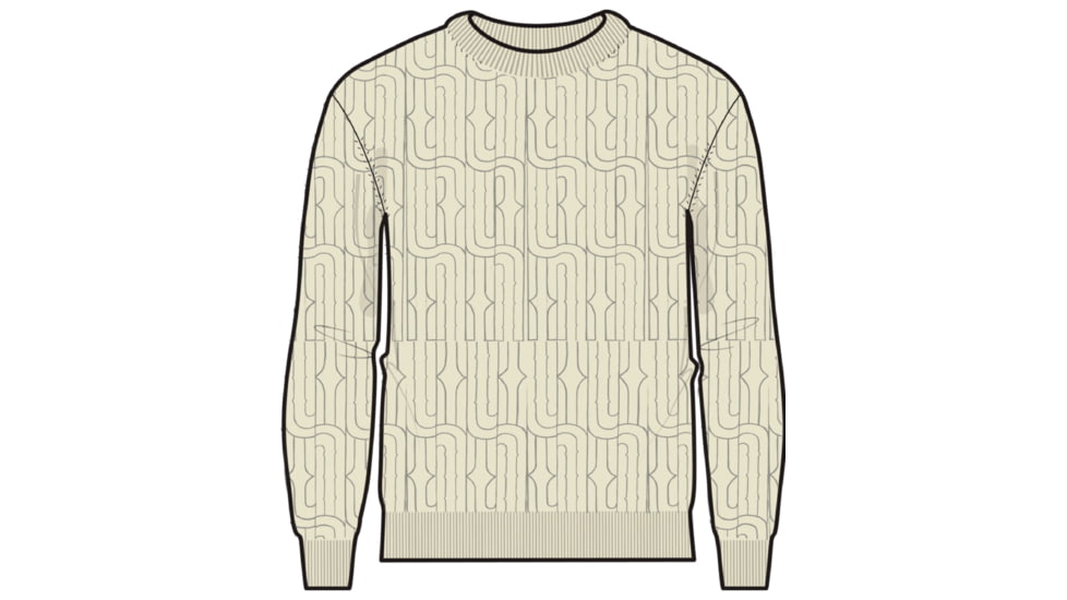 Icebreaker Cable Knit Crewe Sweater - Men's, Undyed, Extra Large, IB0A56S5000XL