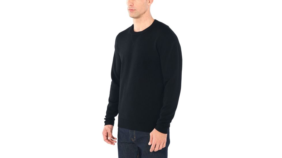 Icebreaker Carrigan Reversible Sweater Sweatshirt - Mens, Black, Small, 104894001S
