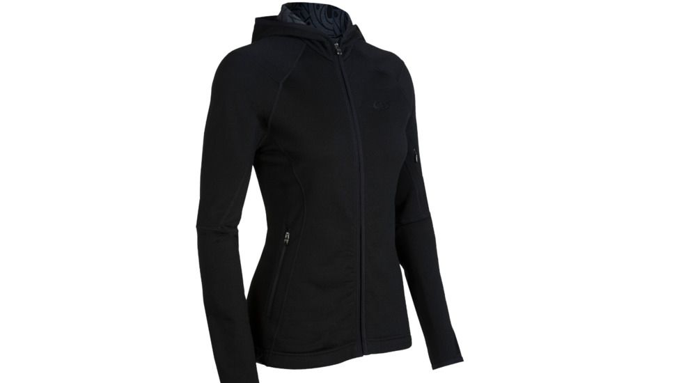 Icebreaker Cascade Hood Fleece - Women's-Medium-Panther