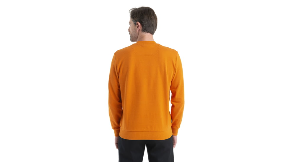 Icebreaker Central II Long Sleeve Sweatshirt - Mens, Earth, Extra Large, IB0A56KZ865XL