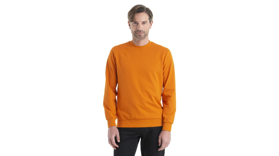 Icebreaker Central II Long Sleeve Sweatshirt - Mens, Earth, Extra Large, IB0A56KZ865XL
