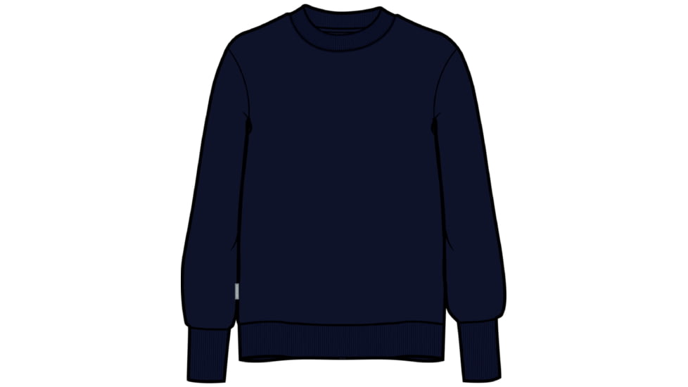 Icebreaker Central II Long Sleeve Sweatshirt - Women's, Midnight Navy, Extra Large, IB0A56L2401XL