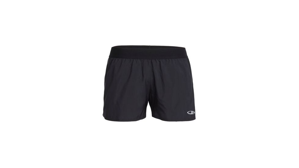 Icebreaker Comet Shorts, Black/White, S, 103641001S