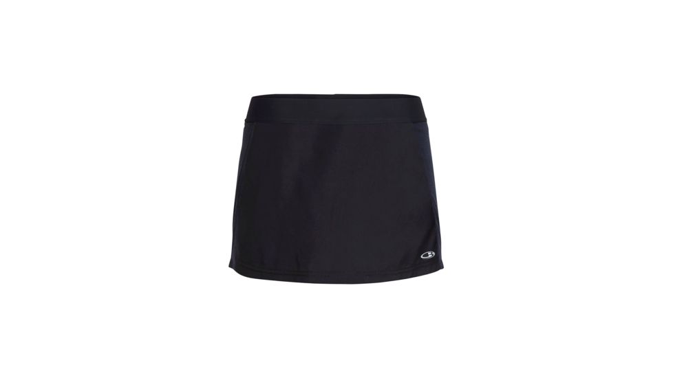 Icebreaker Comet Skort, Black/Black, XL, 103696001XL