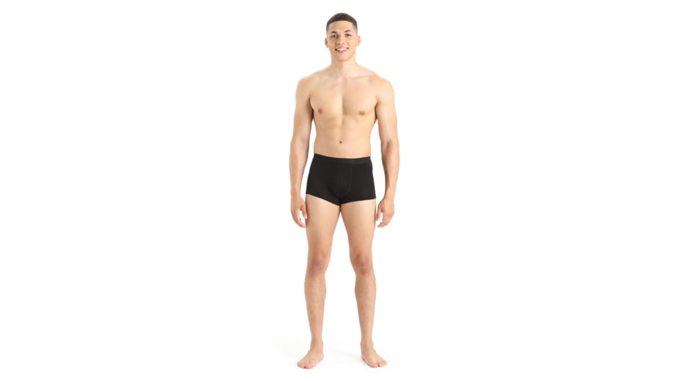 Icebreaker Cool-Lite Anatomica Trunks - Mens, Black, Extra Large, IB105223001XL