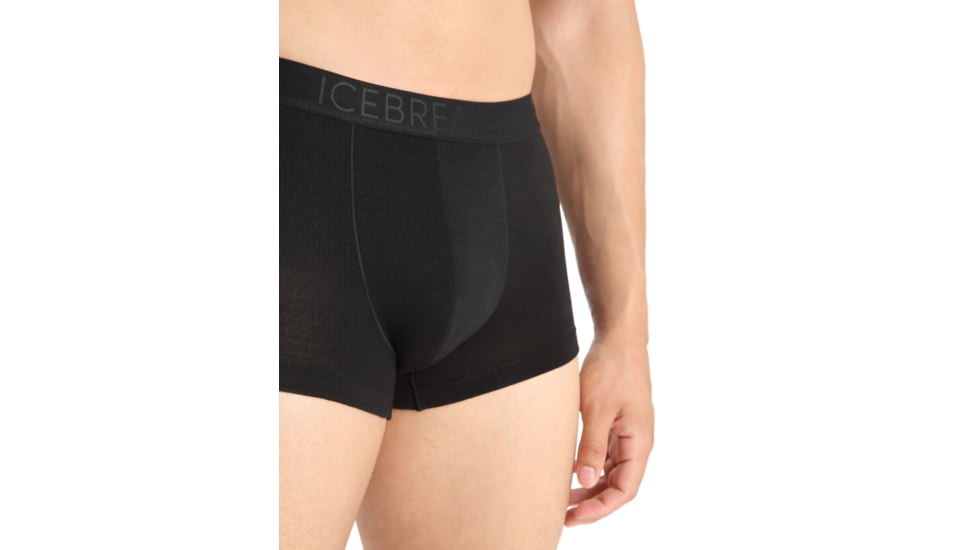Icebreaker Cool-Lite Anatomica Trunks - Men's, Black, Extra Large, IB105223001XL
