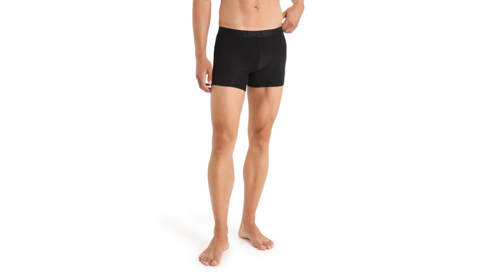 Icebreaker Cool-Lite Merino Anatomica Boxers - Mens, Black, Extra Large, IB105246001XL