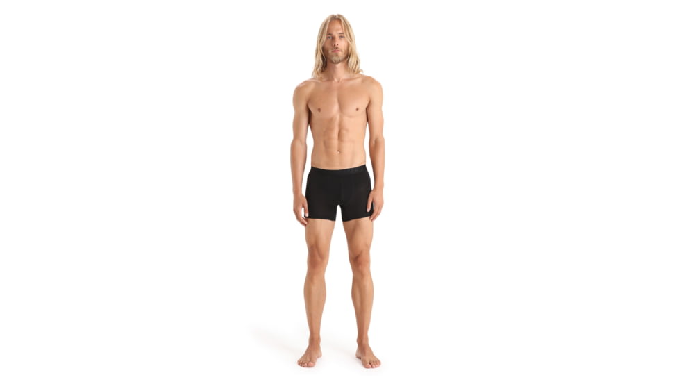 Icebreaker Cool-Lite Merino Anatomica Boxers - Mens, Black, Extra Large, IB105246001XL