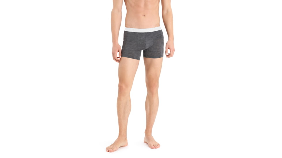 Icebreaker Cool-Lite Merino Anatomica Boxers - Men's, Monsoon Heather, Medium, IB105246034M