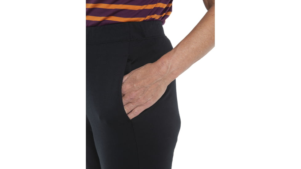 Icebreaker Crush II Pants - Womens, Black, Small, IB0A56T4001S