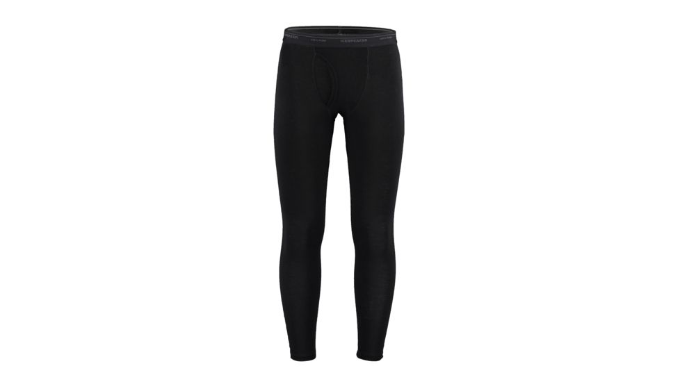 Icebreaker Everyday Leggings w Fly, Black, 3XL, 101266001XXXL