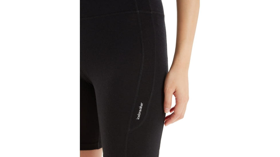 Icebreaker Fastray High Rise Shorts - Womens, Black, Extra Small, IB0A56FF001XS