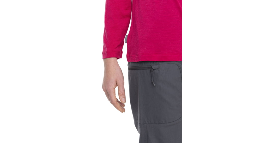 Icebreaker Granary Long Sleeve T-Shirt - Womens, Electron Pink, Small, IB0A56D4851S