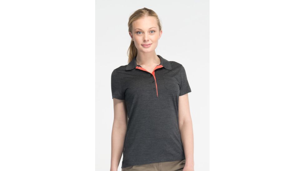 Icebreaker Harmony Polo Clearance - Women's-Jet-Small