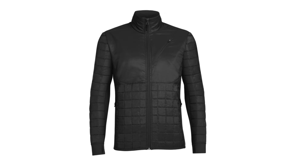 Icebreaker Helix Long Sleeve Zip, Black/Black/Black, 2XL, 103431001XXL