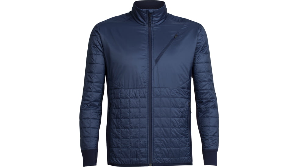 Icebreaker Helix Long Sleeve Zip Jacket - Men's-Midnight Navy-X-Large